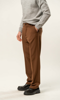 Pantalone palazzo nocciola