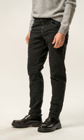 Jeans colorato cropped nero