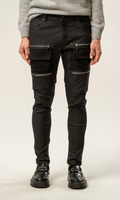 Pantalone cargo con zip