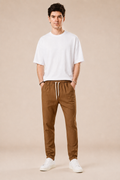 Pantalone con laccio regular fit 100% Lino