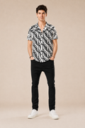 Camicia Bowling 100% viscosa