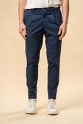 Pantalone chino uomo blu