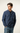Giacca camicia uomo a righe sottili blu