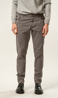 Jeans colorato cropped grigio