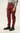 Jeans colorato cropped bordeaux