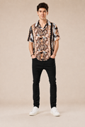 Camicia Bowling 100% viscosa