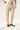 Pantalone Elegante Slim Fit Beige Chiaro PFU176
