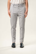 Pantalone Elegante Slim Fit Grigio Chiaro PFU176
