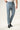 Pantalone Elegante Slim Fit Azzurro Polvere PFU176