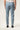 Pantalone Elegante Slim Fit Azzurro Polvere PFU176