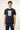 T-Shirt Karl Mommoo con stampa “Mappa d’Italia” – Blu Navy
