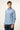 Camicia Karl Mommoo con micro stampa geometrica – Azzurro