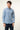 Camicia Karl Mommoo con micro stampa geometrica – Azzurro