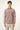 Camicia Karl Mommoo con micro stampa geometrica – Rosso/Nero