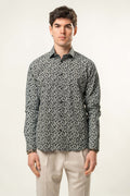 Camicia Karl Mommoo con stampa paisley – Nero