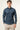 Camicia Karl Mommoo con micro fantasia geometrica – Blu