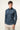 Camicia Karl Mommoo con micro fantasia geometrica – Blu