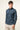 Camicia Karl Mommoo con micro fantasia geometrica – Blu