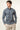 Camicia Karl Mommoo con micro fantasia geometrica – Grigio