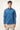 Camicia Karl Mommoo con micro fantasia geometrica – Blu Royal