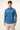 Camicia Karl Mommoo con micro fantasia geometrica – Blu Royal