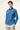 Camicia Karl Mommoo con micro fantasia geometrica – Blu Royal