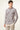 Camicia Karl Mommoo a righe con micro fantasia – Bianco/Blu/Rosso