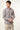 Camicia Karl Mommoo a righe con micro fantasia – Bianco/Blu/Rosso