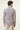 Camicia Karl Mommoo a righe con micro fantasia – Bianco/Blu/Rosso