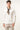 Camicia Karl Mommoo collo coreano con foulard – Bianco