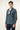 Camicia Karl Mommoo collo coreano con foulard e fantasia – Verde scuro
