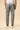 Pantalone uomo cropped cotone stretch grigio