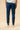 Pantalone uomo cropped cotone stretch blu