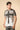 T-shirt uomo stampa artistica effetto spray