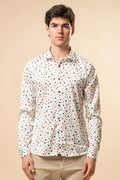 Camicia uomo fantasia pois