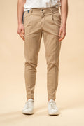 Pantalone chino uomo beige