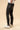 Jeans uomo slim fit denim nero destroyed