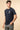 T-Shirt Karl Mommoo con ricamo Bulldog – Blu Navy