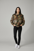 Overshirt Donna Camo & Leopard 100% Cotone – Taglia Unica