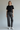 Jeans Palazzo Donna Grigio Effetto Used