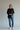 Giacca Doppiopetto Donna con Inserti Denim