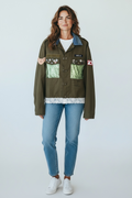 Camicia Militare con Applicazioni – Taglia Unica