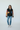 Giacca Bull Denim Nera Mix Gobelin Floreale – Taglia Unica