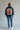 Giacca Jeans Blu con Stampa Iconica sul Retro – 100% Cotone