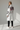 Trench Bianco con Stampa Artistica – Taglia Unica